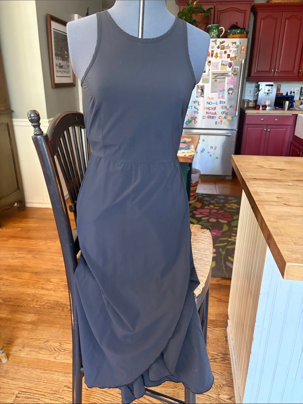 Toad&Co Black Crusher dress XS